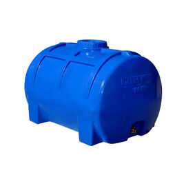 Ємність для води Рото Європласт горизонтальна харчова 100 л синя горловина 15 см (21)