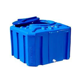 Ємність для води Рото Європласт квадратна харчова 200 л куб синя (15)
