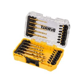 Набор сверл и бит DeWALT EXTREME FLEXTORQ, Phillips,Pozidriv, Torx, Pz1, L 25 мм, 24 шт, кейс (DT70748T)