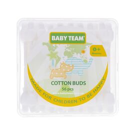 Ватные палочки Baby Team с ограничителем, 56 шт (0100)