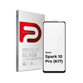 Стекло защитное Armorstandart Full Glue Tecno Spark 10 Pro (KI7) Black (ARM67798)
