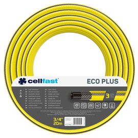 Шланг для поливу Cellfast ECO PLUS 3/4" 20м, 3 шари, до 20 Бар, -10…+50°C (12-170)