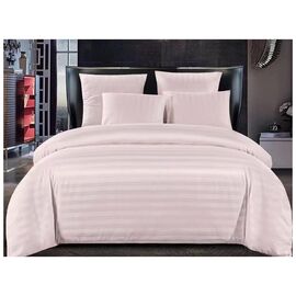 Постельное белье ШЕМ Страйп-Сатин Пудра евро 220 х 200 (2,0 Страйп-Сатин_Пудра)