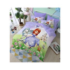 Постельное белье ШЕМ Royal Satin Фиолетовая принцесса подростковый 150 х 215 (1,5 RS Kids_фіолетова принцеса)