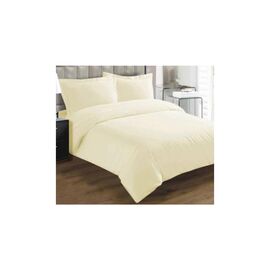 Постільна білизна ШЕМ Єгипетський котон Бежевий євро 220 х 220 (Євро Конопля_Беж)