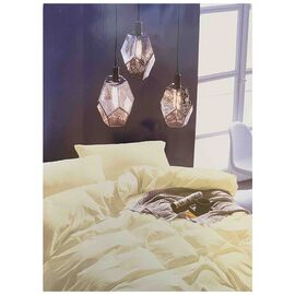 Постільна білизна ШЕМ Єгипетський котон Лимон полуторний 150 х 215 (1,5 конопля_Лимон)