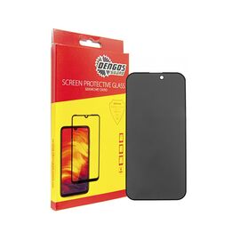 Стекло защитное Dengos Full Glue Privacy iPhone 14 Pro Max (black) (TGFGP-32)