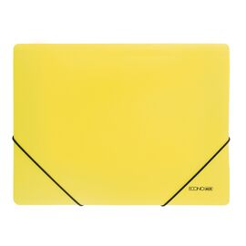 Папка на резинках Economix А4 фактура "оранж", желтая (E31633-05)