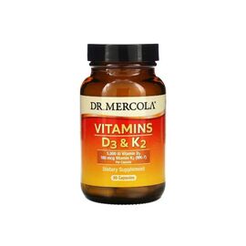 Витамин Dr. Mercola Витамины D3 и K2, 5000 МЕ, 90 капсул (MCL-01996)