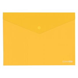 Папка - конверт Economix В5 180 мкм прозрачная, фактура "глянец", желтая (E31302-05)