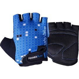 Велоперчатки PowerPlay 5451 Синьо-Білі S (5451_S_Blue-White)