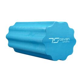 Масажный ролик 7Sports YOGA Roller EVA RO3-45 профільований 45 х 15 см Синій (RO3-45 BLUE)