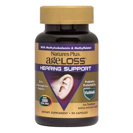 Витаминно-минеральный комплекс Natures Plus Поддержка слуха AgeLoss, Hearing Support, Nature's Plus, 90 (NTP8013)