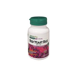 Трави Natures Plus Червоний дріжджовий Рис 600мг, Herbal Actives, 60 гелевих ка (NTP7246)