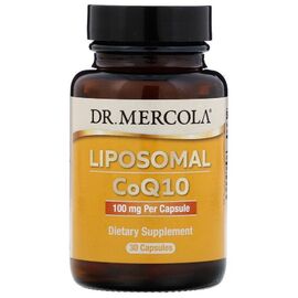 Антиоксидант Dr. Mercola Коензим Q10 ліпосомальний, 100 мг, Liposomal CoQ10, 30 капсул (MCL-01498)
