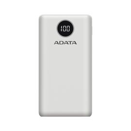 Батарея універсальна ADATA P20000QCD 20000mAh, PD/18W, QC/3.0, USB-C, USB*2, white (PB931040)