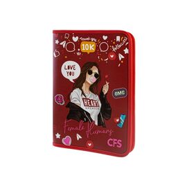 Папка на молнии Cool For School А4 Social (CF32027)