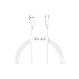 Дата кабель USB 2.0 AM to Type-C 2.0m 3A White Baseus (CATYS-A02)
