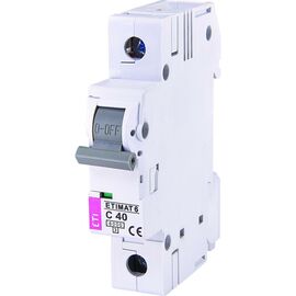 Автоматический выключатель ETI ETIMAT 6 1p С 40А (6 kA)