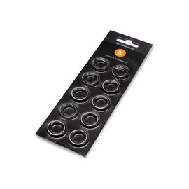 Фитинг для СВО Ekwb EK-Quantum Torque Color Ring 10-Pack HDC 16 - Nickel (3831109816387)