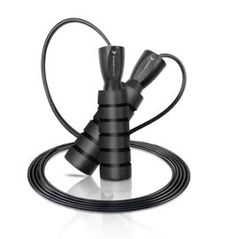 Скакалка 4yourhealth Premium Jump Rope 2488 швидкісна 2.5м Чорна (4YH_2488_Black)