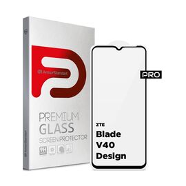 Стекло защитное Armorstandart Pro ZTE Blade V40 Design Black (ARM68740)