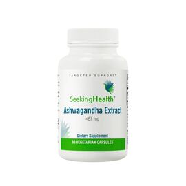 Травы Seeking Health Экстракт ашваганды, 467 мг, Ashwagandha Extract, 60 капсул (SKH-52014)