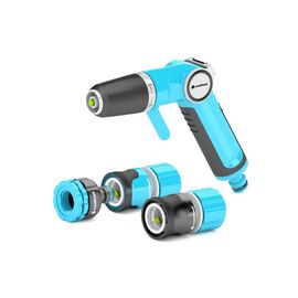 Пистолет для полива Cellfast с подключением 1/2-5/8", 2 коннектора, адаптер (53-520)