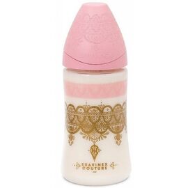 Бутылочка для кормления Suavinex Couture 270 мл розовая (304163)