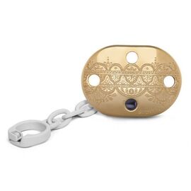 Клипса для пустышек Suavinex Couture светло-серая (304247)