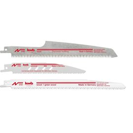 Полотно Einhell KWB для сабельной пилы, HCS и Bi-Metall, 3 шт (576105)
