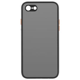 Чехол для мобильного телефона MakeFuture Apple iPhone SE 2022 Frame (Matte PC+TPU) Black (MCMF-AISE22BK)