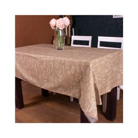 Скатерть MirSon Рогожа №202 Brown Paste 130x300 см (2200006737780)