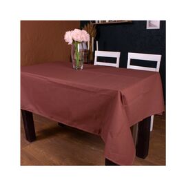 Скатерть MirSon Рогожа №205 Chocolate 130x130 см (2200006737940)