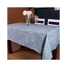 Скатерть MirSon Рогожа №211 Green Birds 130x220 см (2200006738213)