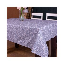 Скатерть MirSon Рогожа №217 Blue Patterns 130x300 см (2200006738534)