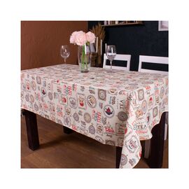 Скатерть MirSon Рогожа №218 Cream Services 130x220 см (2200006738565)