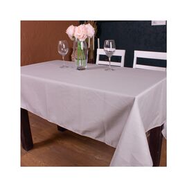 Скатерть MirSon Хлопок №001 Light Gray Strong 130x130 см (2200006737599)