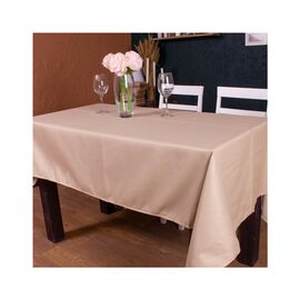 Скатерть MirSon Хлопок №002 Beige Strong 130x180 см (2200006737605)