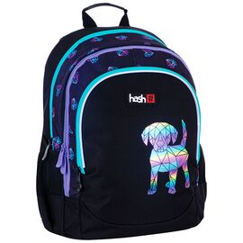 Рюкзак шкільний Hash AB350 Best Friend Чорний з фіолетовим (502023105)