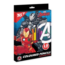 Олівці кольорові Yes 18 кол Marvel.Avengers (290686)