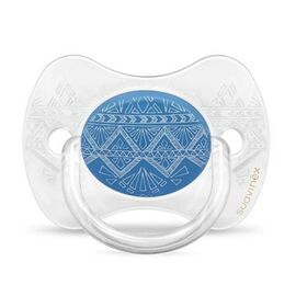 Пустушка Suavinex Couture 0-4 міс фізіологічна темно-синя (304211)
