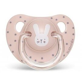 Пустушка Suavinex Hygge анатоміч. Затишні історії 18+ міс. рожевий зайчик (306582)
