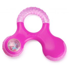 Прорезыватель Suavinex с погремушкой розовый (400269/4)