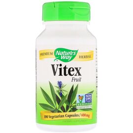 Травы Nature's Way Витекс, Vitex Fruit, 400 mg, 100 Капсул (NWY-11750)