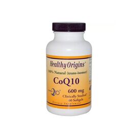 Антиоксидант Healthy Origins Коензим Q10 600мг, 60 желатинових капсул (HO35054)