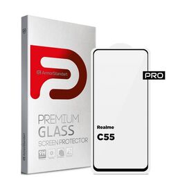 Стекло защитное Armorstandart Pro Realme C55 Black (ARM67931)