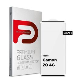 Стекло защитное Armorstandart Pro Tecno Camon 20 4G Black (ARM69119)