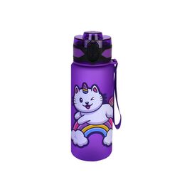 Поїльник-непроливайка Cool For School Rainbow Cat, 500 мл, фіолетова (CF61310)