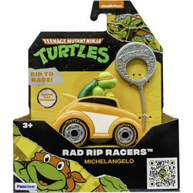 Игровой набор Funrise TMNT Черепашки-ниндзя классические Гонщик с лаунчером Микеланджело (71018)